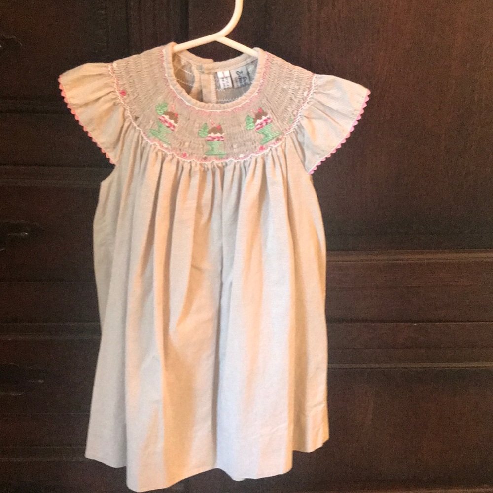 Girls Smocked Dress